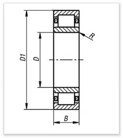 Roulement de butée à rouleaux